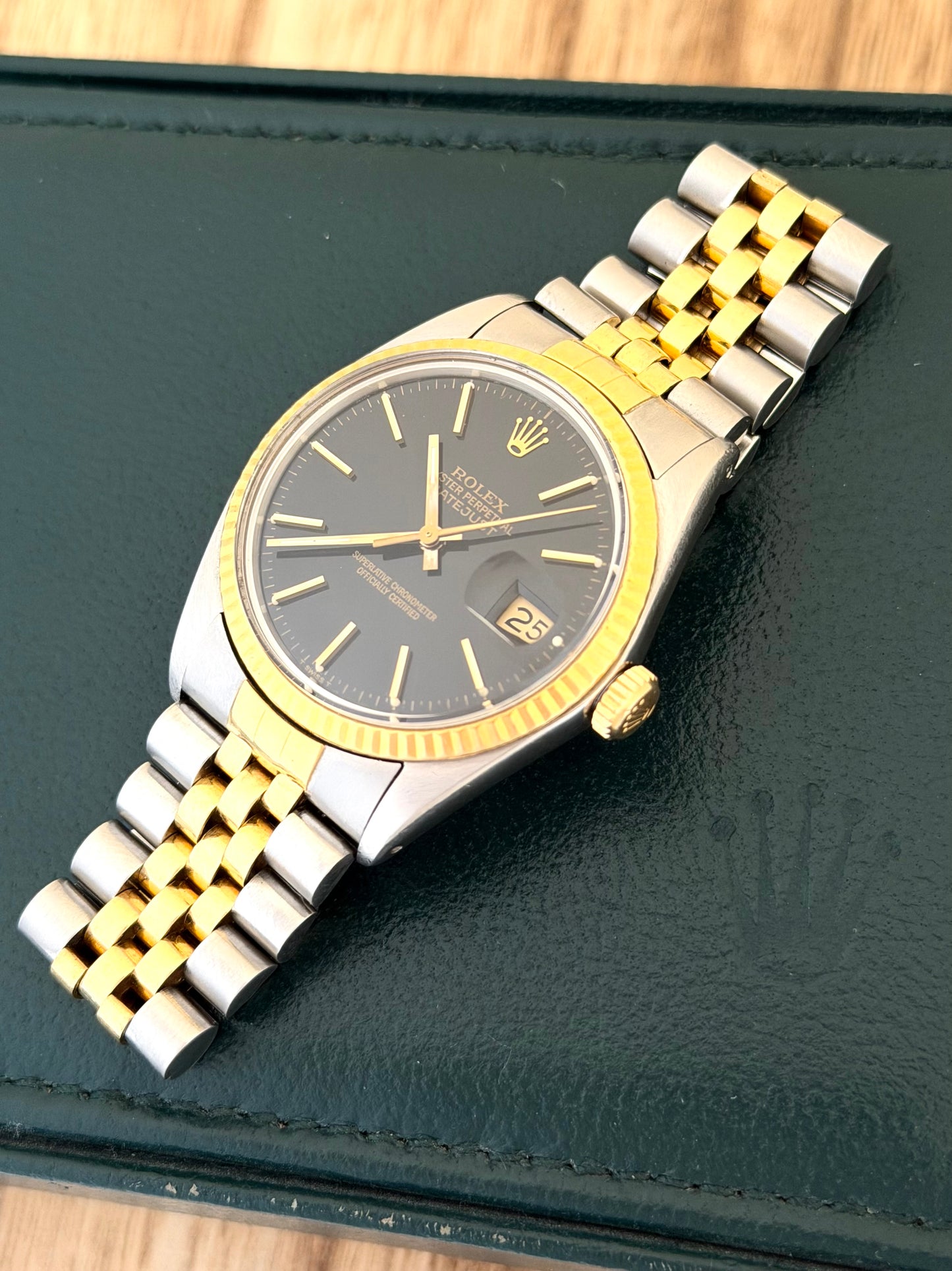 Rolex Datejust Black Dial Full Set (the real kind) Vintage