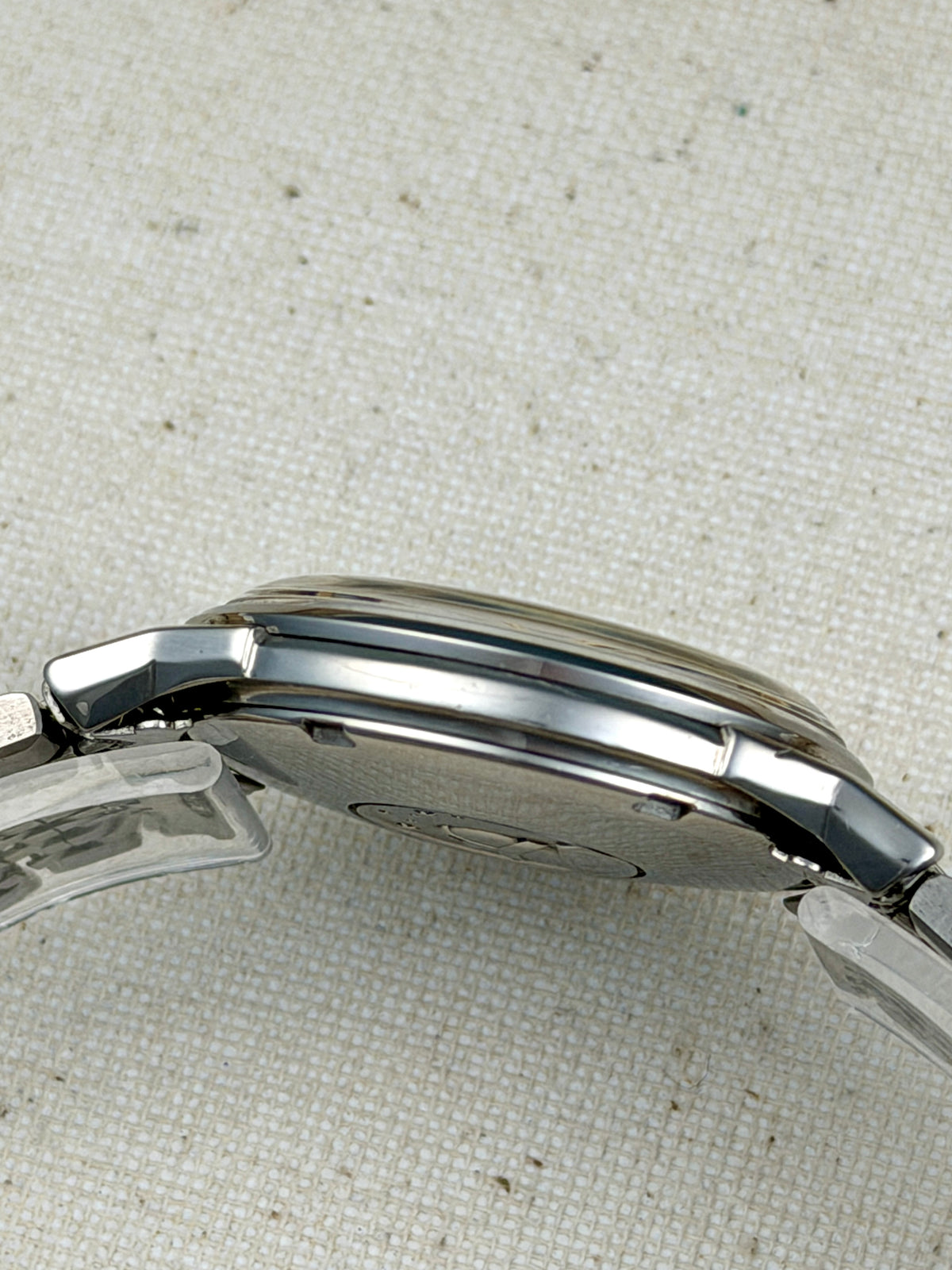 Omega Constellation Black Pie Pan - Dog Leg Lugs Vintage