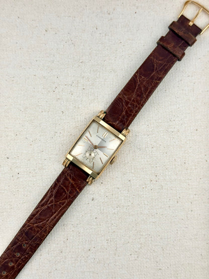 Longines Scroll Lugs Tank Vintage