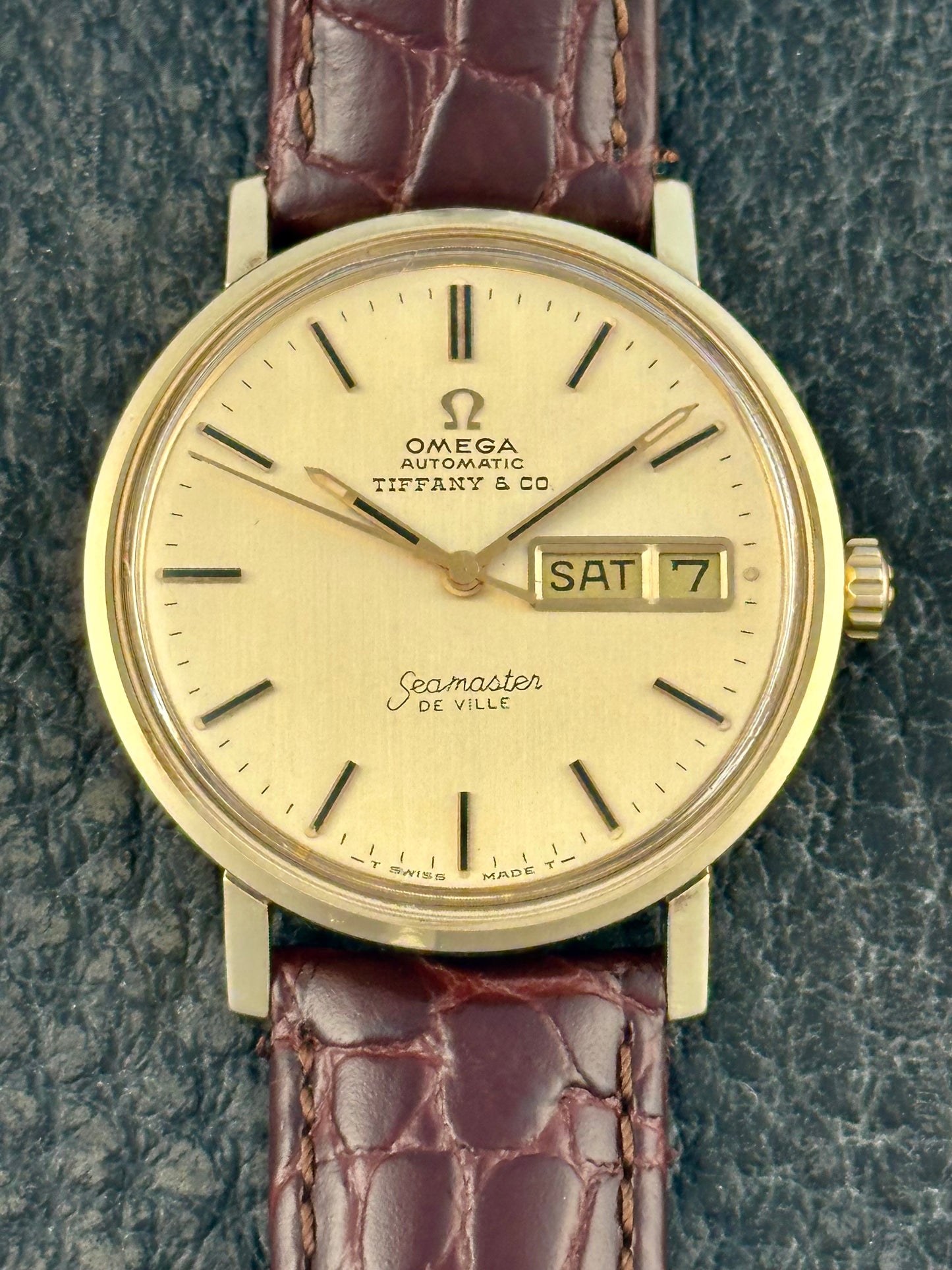 Omega Seamaster De Ville 14k Retailed by Tiffany & Co. Vintage
