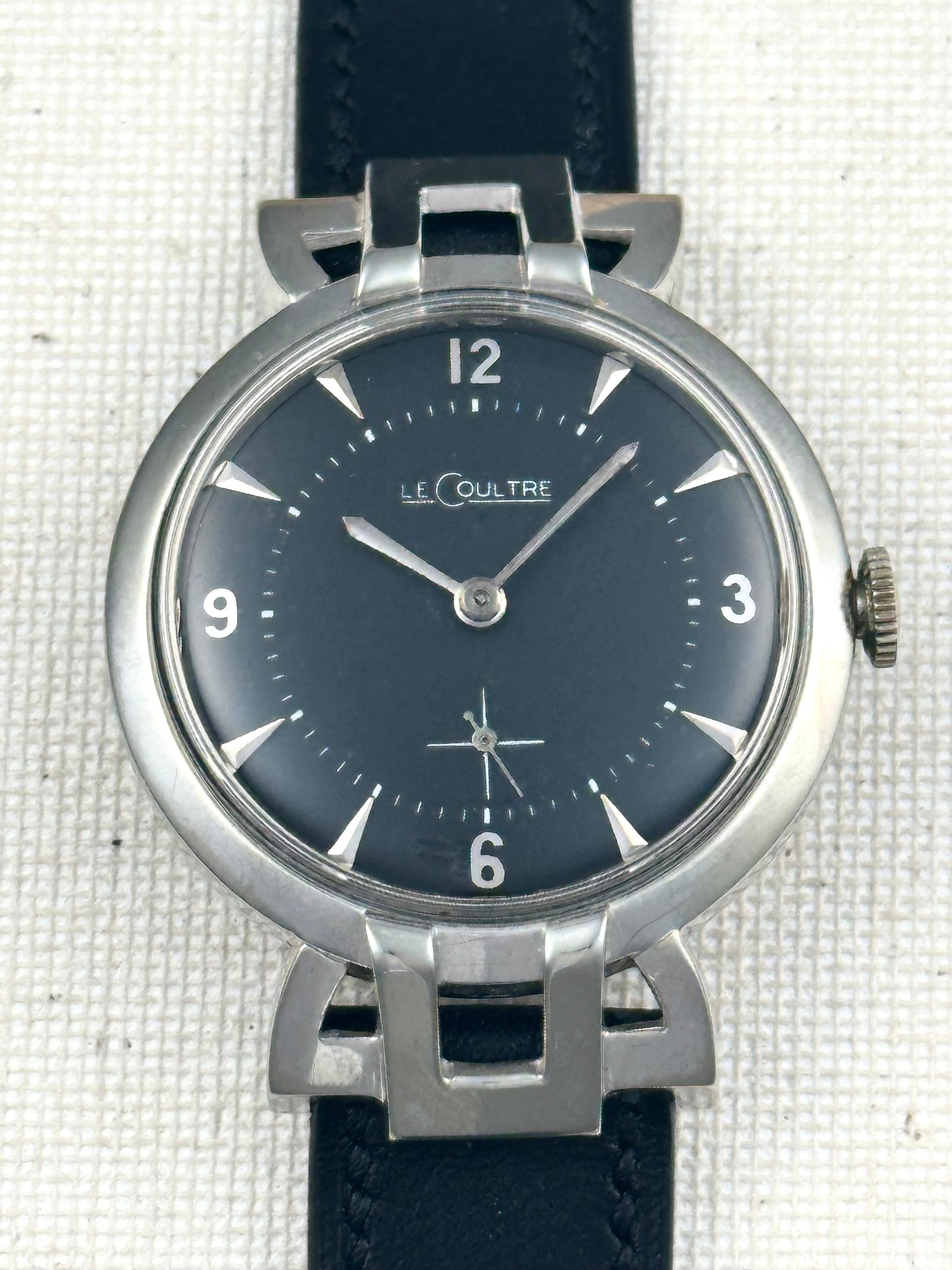 LeCoultre Fancy Lugs 18k Vintage