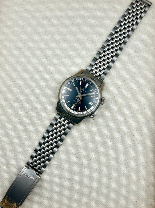 Enicar Sherpa Jet 33 GMT VIntage