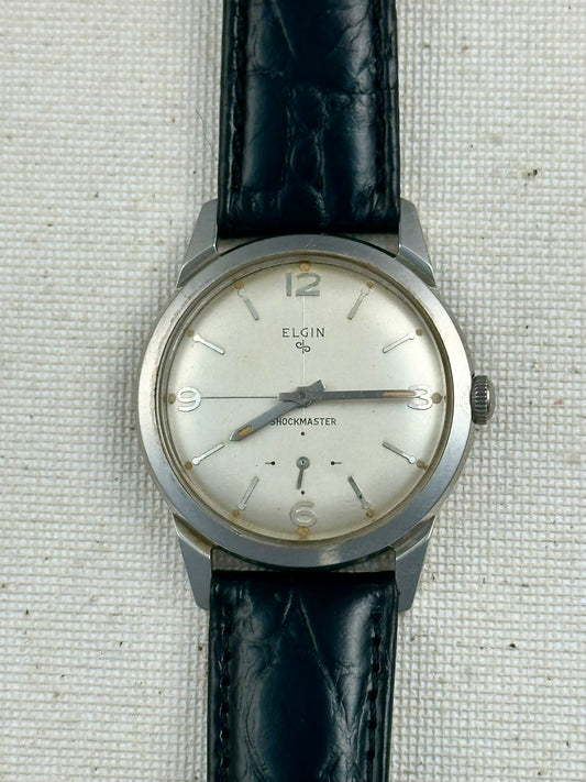 Elgin Shockmaster Crosshair Dial Vintage