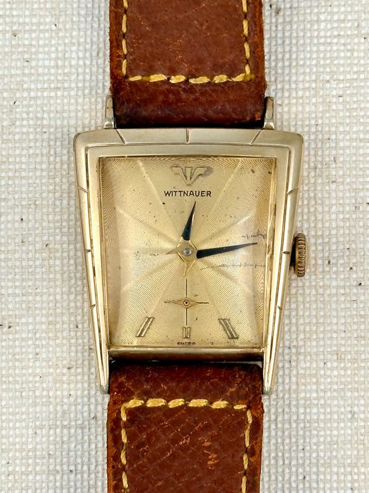 Wittnauer (Longines) Trapezoidal Scissor Hands w/ box Vintage