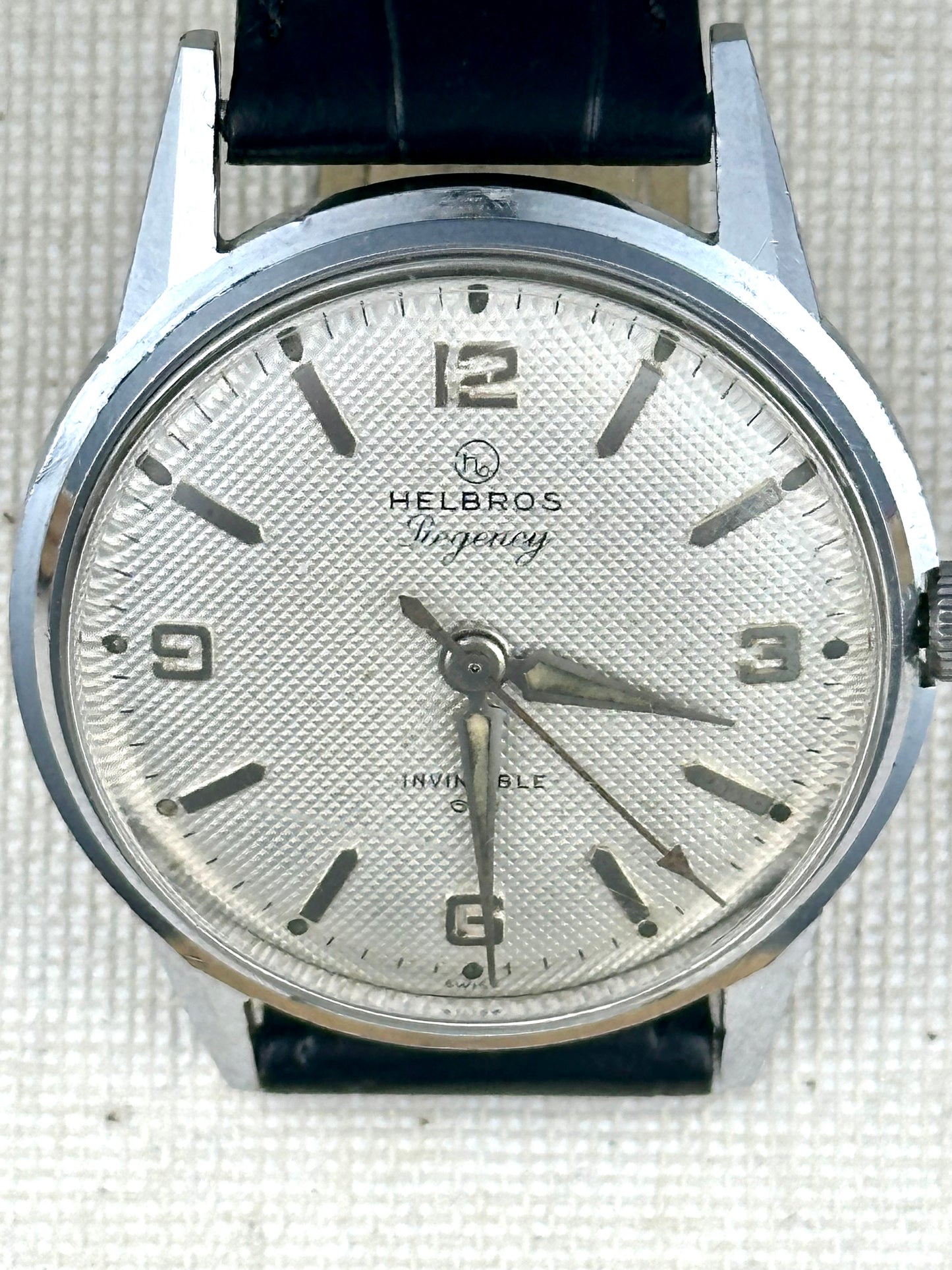 Helbros Waffle Dial Vintage