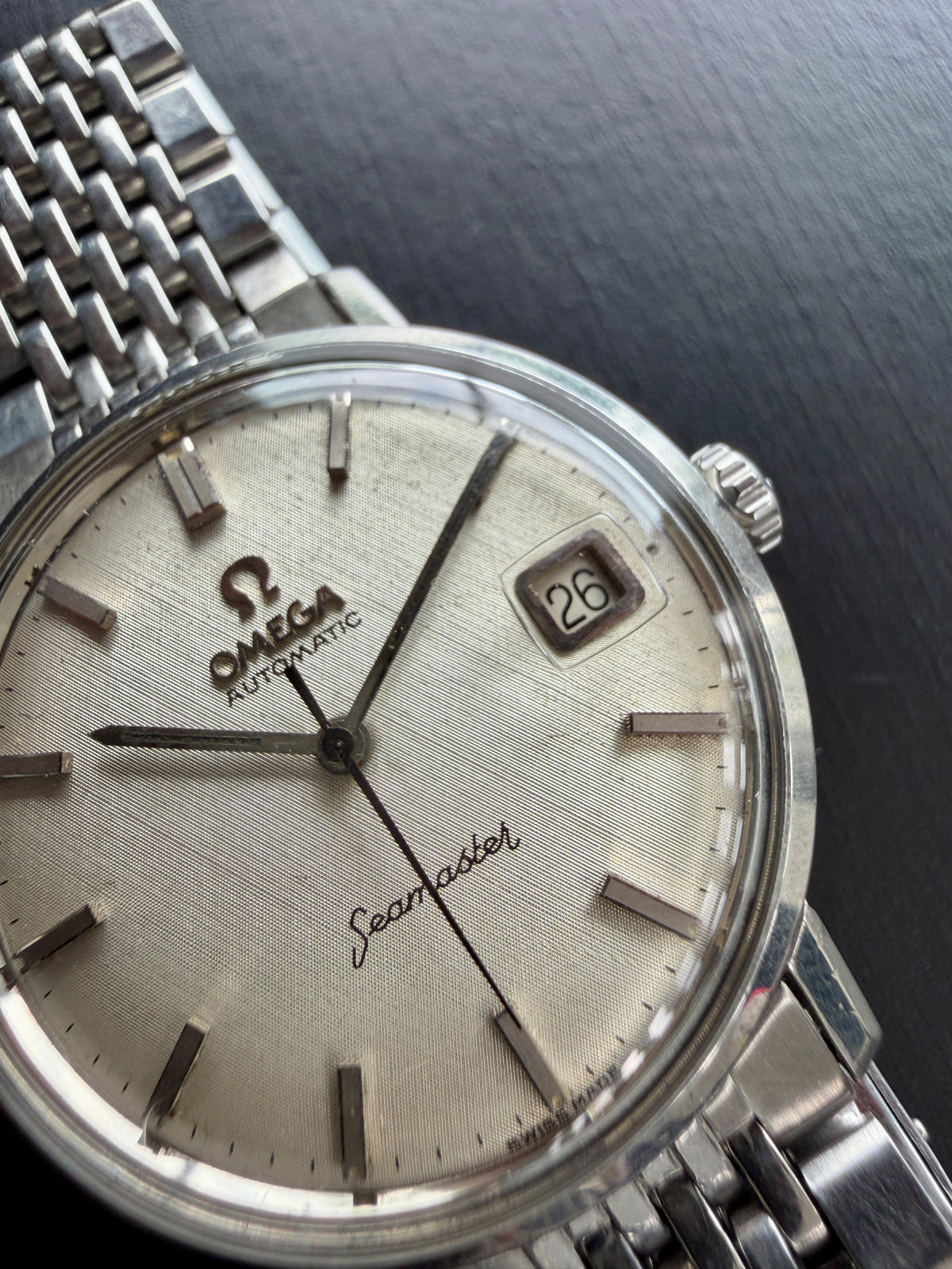 Omega Seamaster Linen Dial