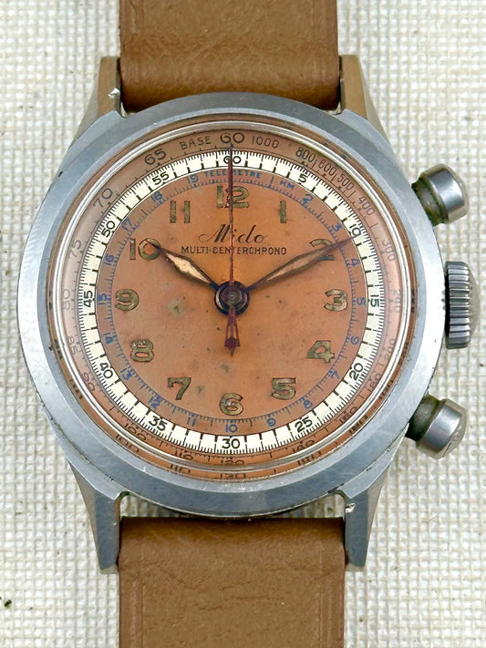 Mido Multi-centerchrono Copper Dial Vintage