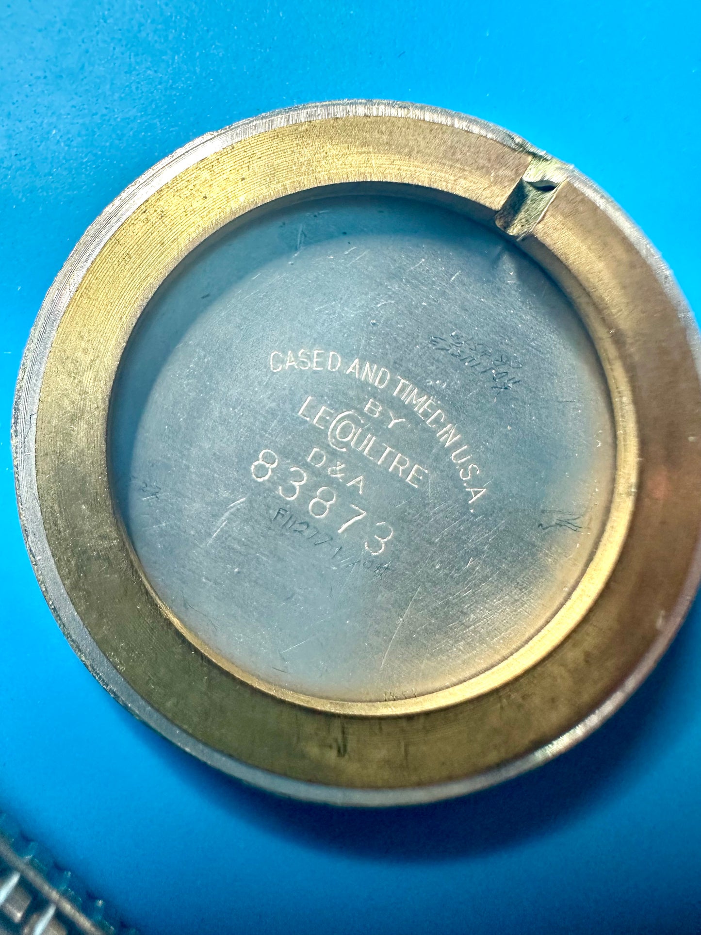 LeCoultre Fancy Lugs 18k Vintage