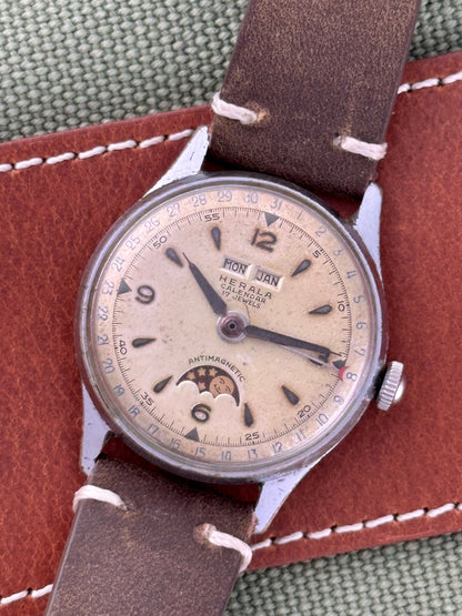 Herala Moonphase Triple Date Vintage