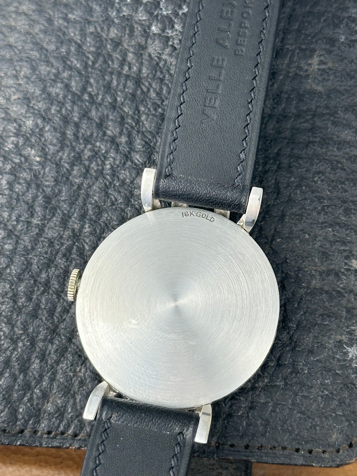 LeCoultre Fancy Lugs 18k Vintage