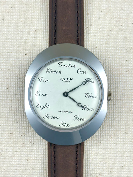 Union Ancre "Word Number" Vintage