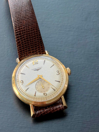 Longines 14k Gold Small Seconds Vintage