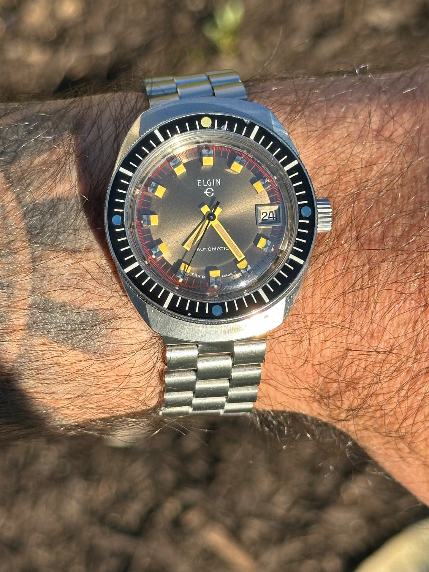 Elgin 1969 Diver Vintage