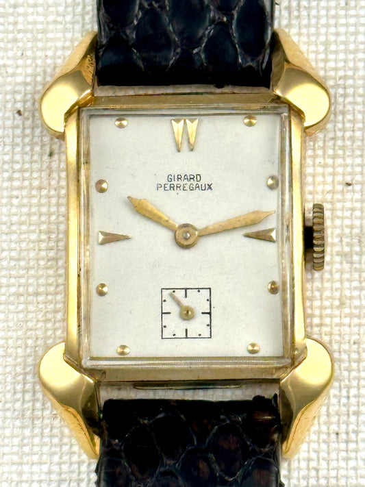 Girard Perregaux 14k Gold Vampire Lugs Vintage