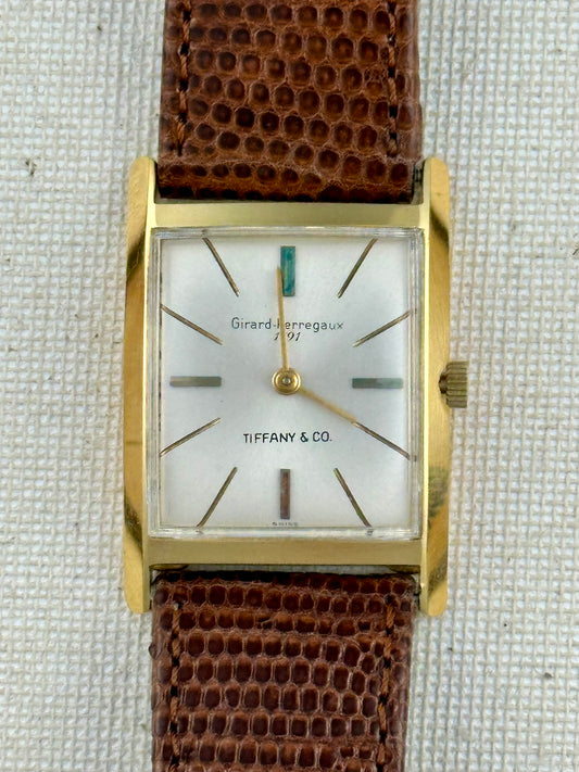 Girard Perregaux retailed by Tiffany Vintage 18k Gold