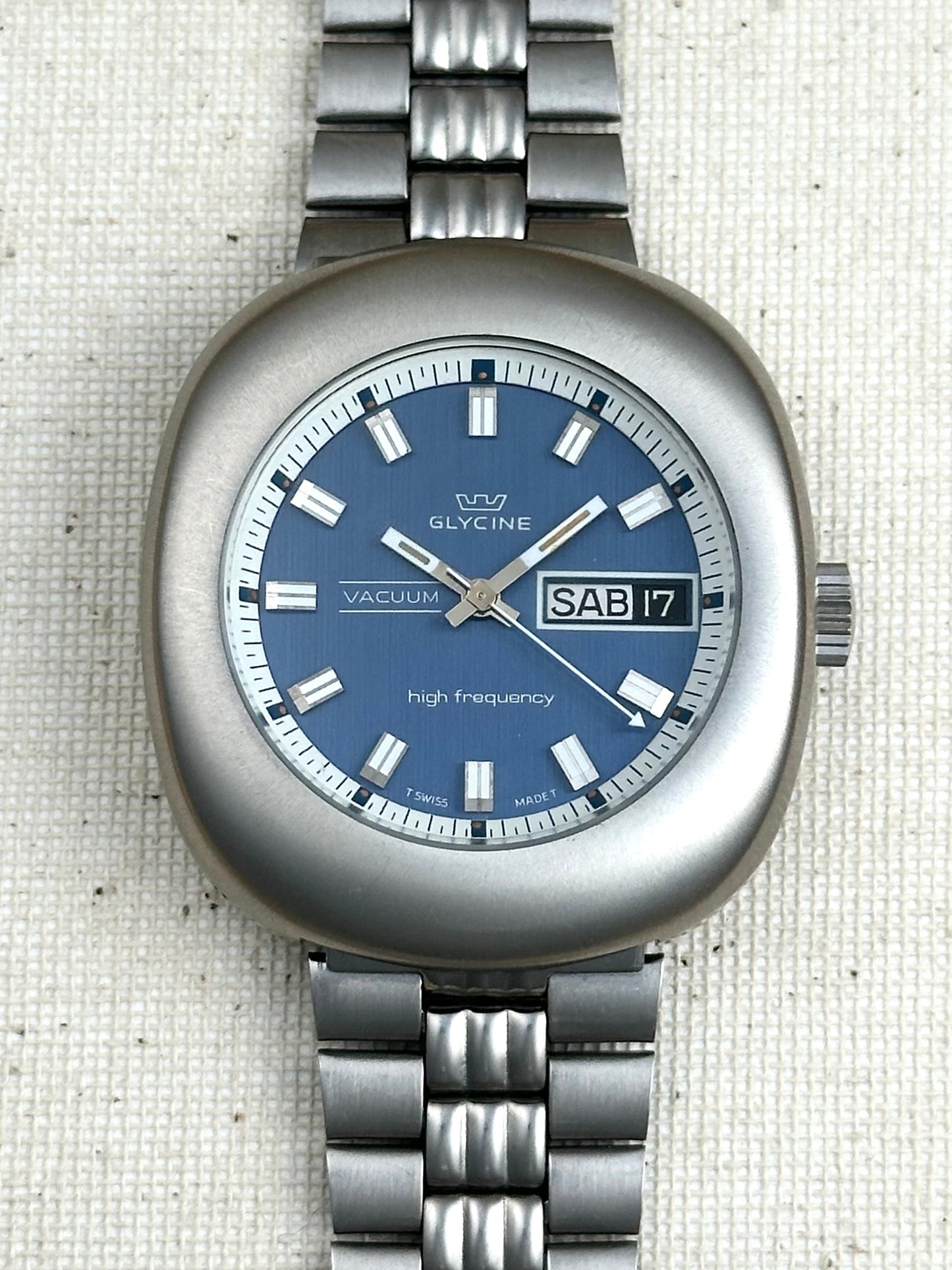 Glycine Vacuum High Frequency Metalic Blue Vintage