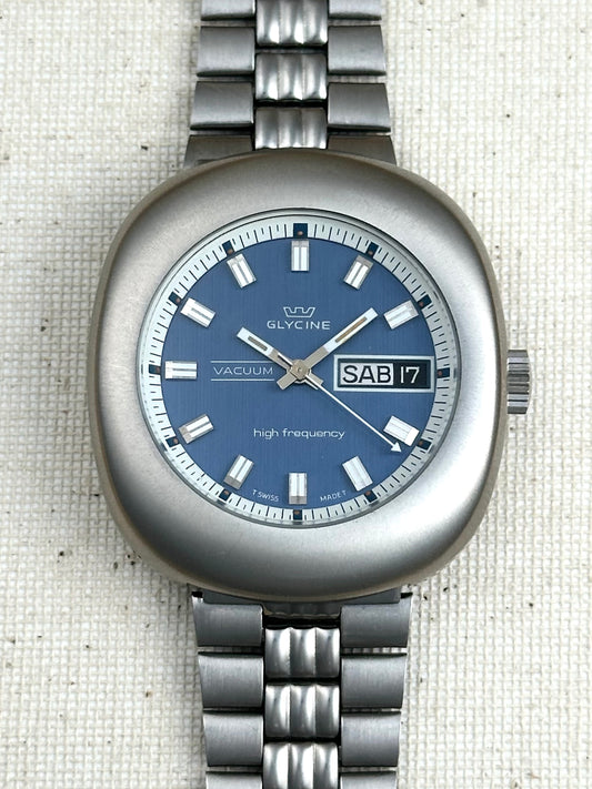 Glycine Vacuum High Frequency Metalic Blue Vintage
