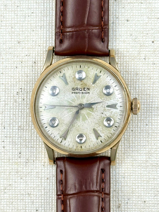 Gruen Precision Diamond Dial Vintage