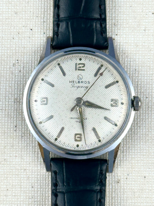 Helbros Waffle Dial Vintage