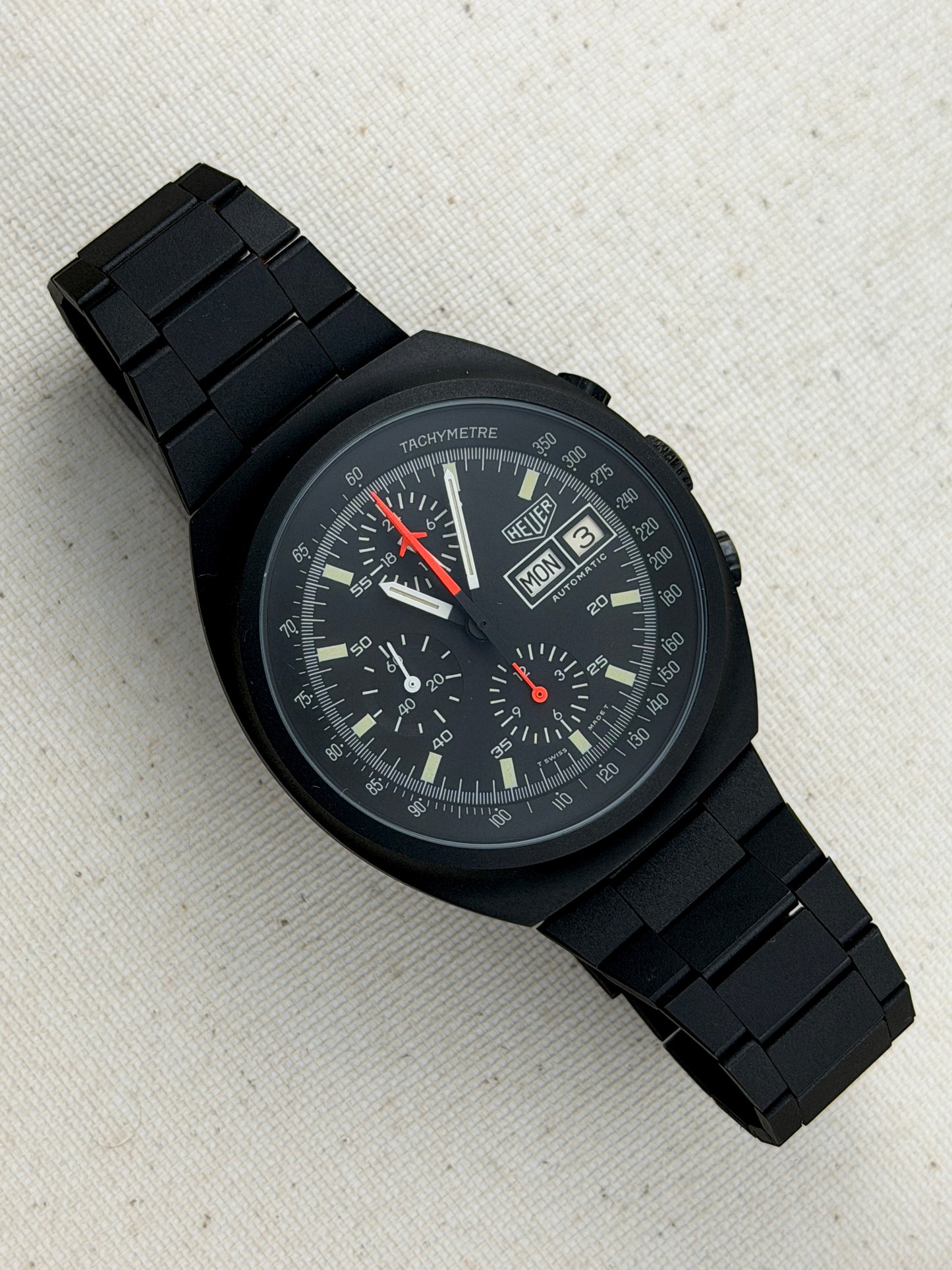 Heuer 5100 Pilot PVD Box/Papers NOS Vintage