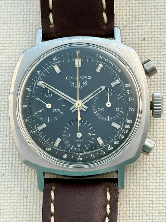 Heuer Camaro Triple Chronograph Vintage