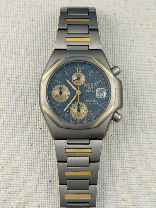 Heuer Titanium "Fittipaldi" Box Papers Vintage