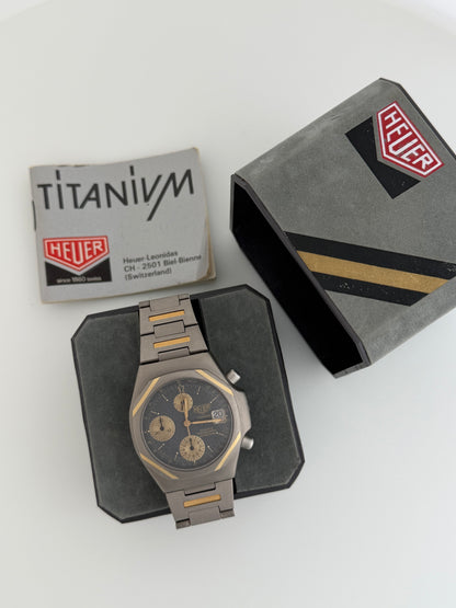 Heuer Titanium "Fittipaldi" Box Papers Vintage