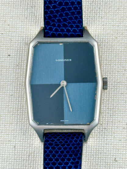 Longines Two Tone Blue Vintage