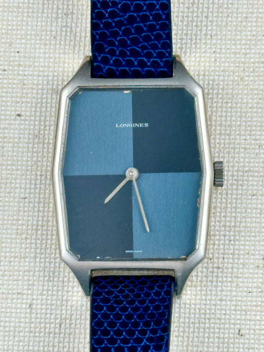 Longines Two Tone Blue Vintage