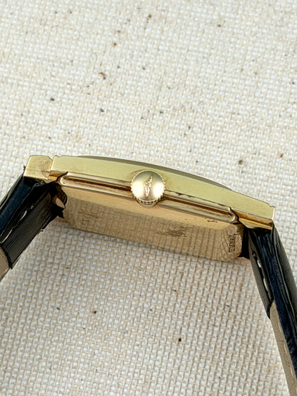 Longines Linen Dial Tank Vintage