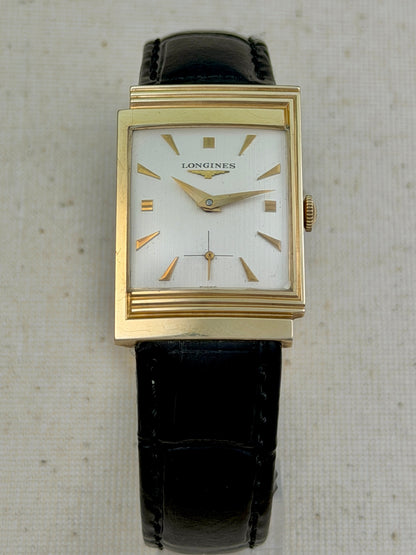 Longines Linen Dial Tank Vintage