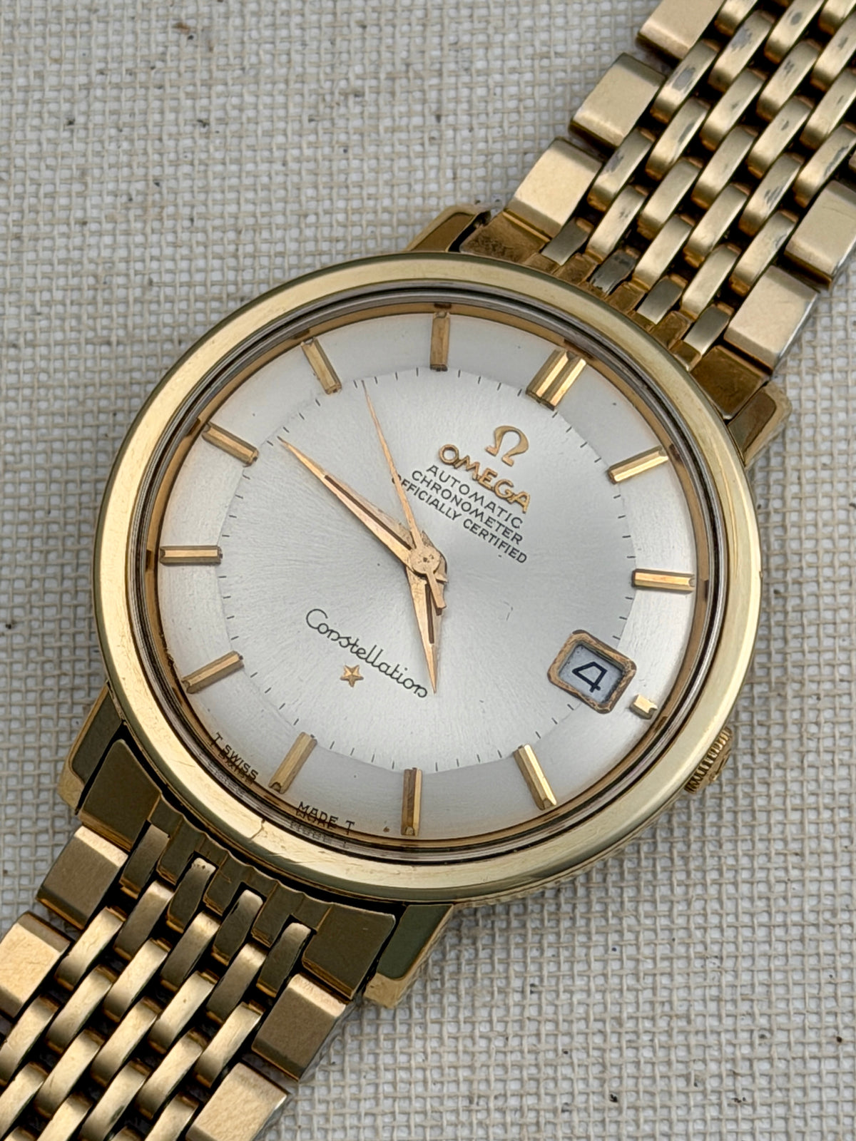 Omega Constellation Pie Pan Vintage