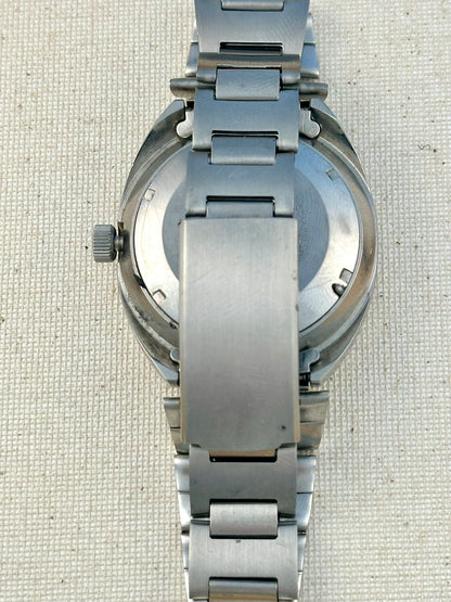 Clinton World Timer Blue Dial Vintage
