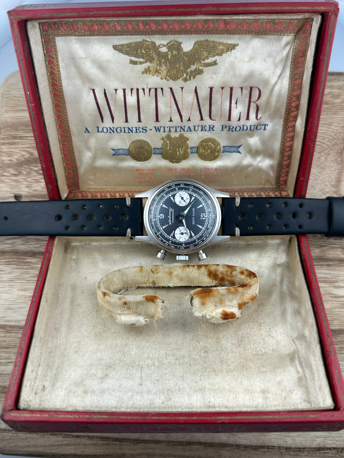 Wittnauer Professional Chronograph w/ Box Vintage