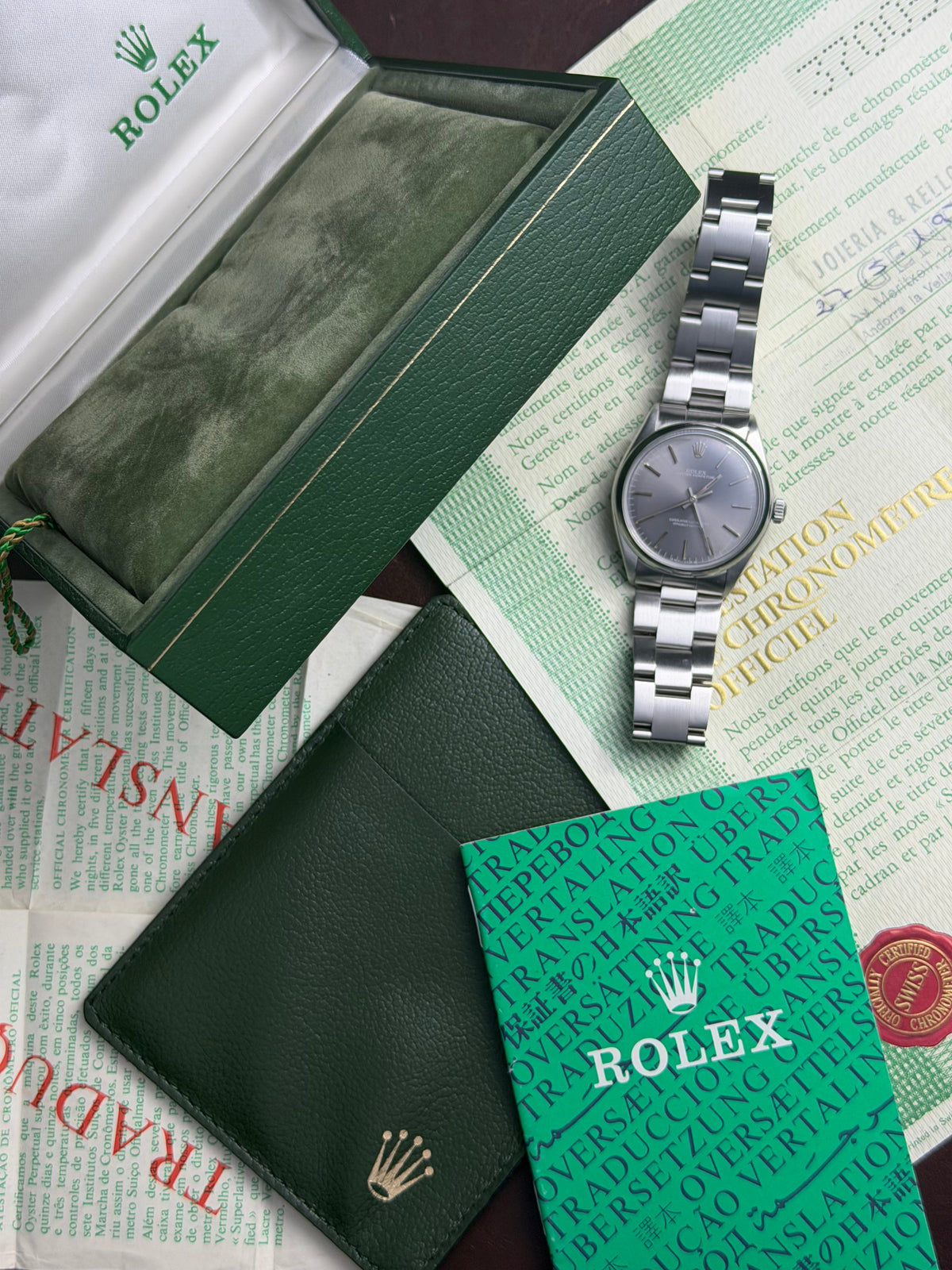 Rolex Oyster “Ghost Dial” Full Set Vintage