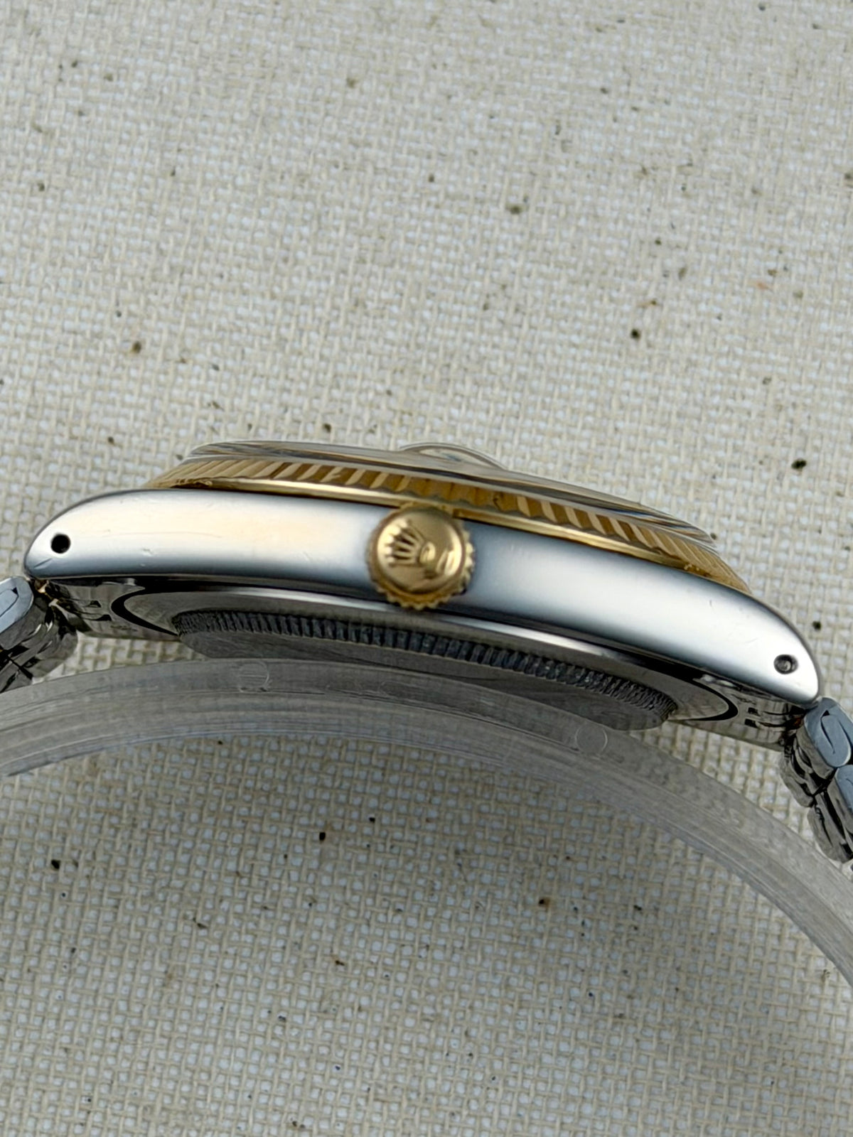 Tudor Two-Tone Linen Dial Vintage