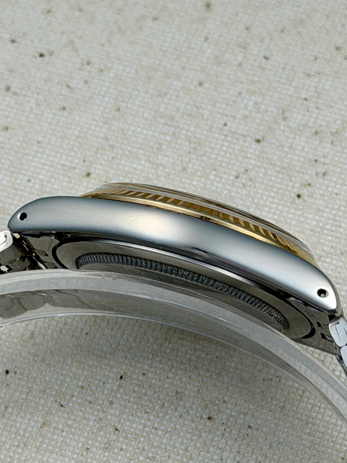 Tudor Two-Tone Linen Dial Vintage