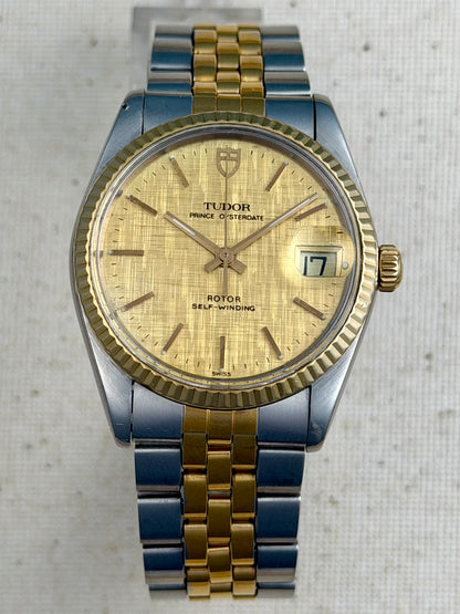 Tudor Two-Tone Linen Dial Vintage