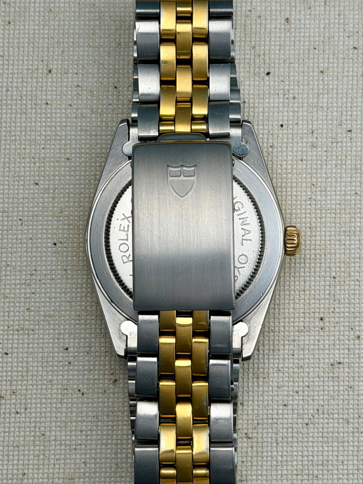 Tudor Two-Tone Linen Dial Vintage