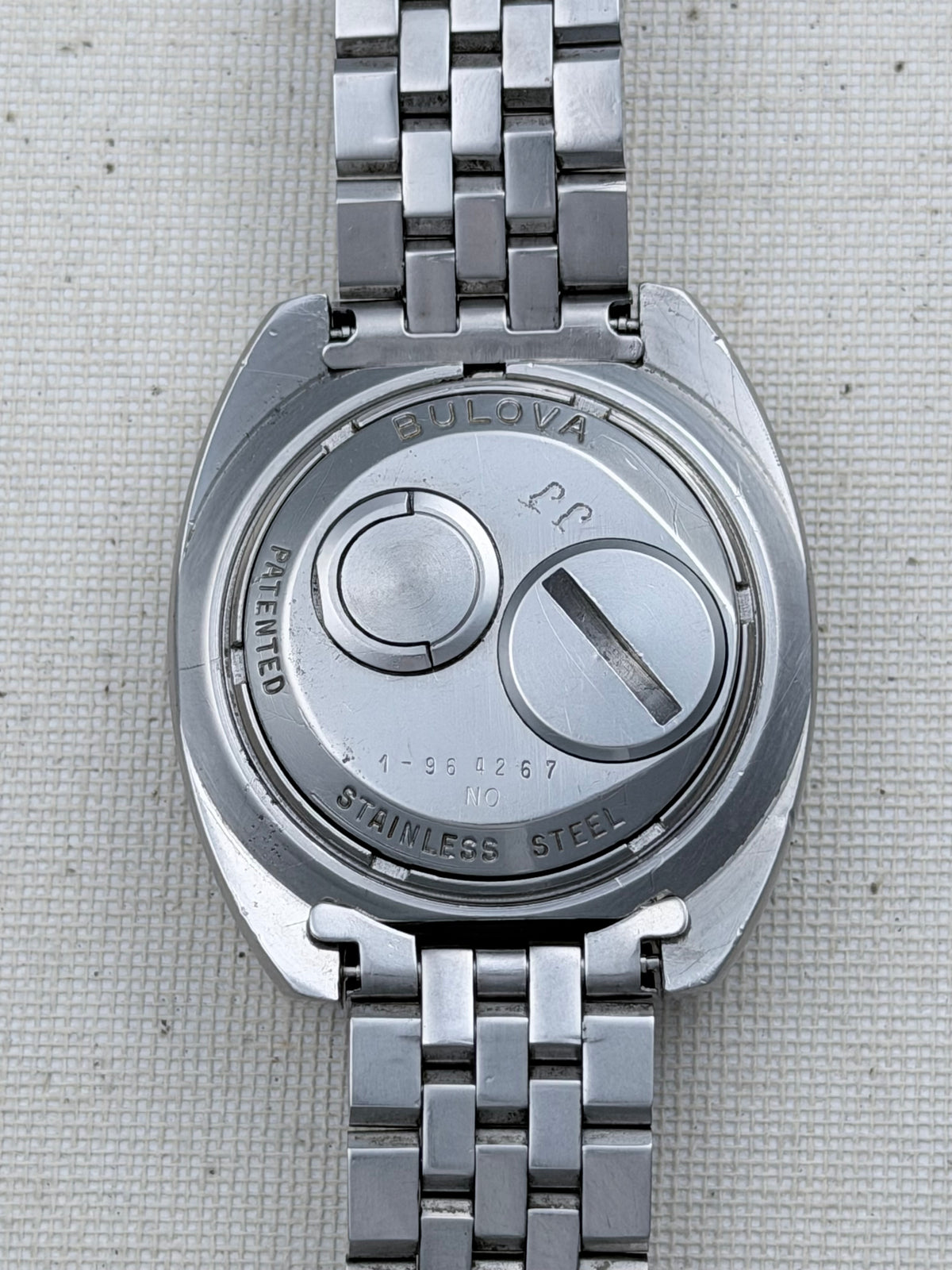 Accutron Spaceview Steel Bracelet Vintage