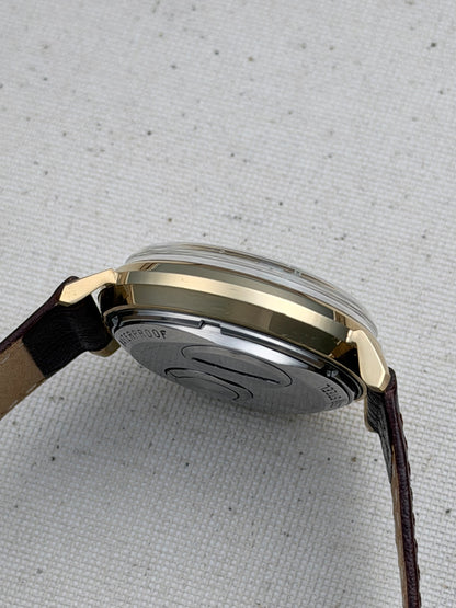 Accutron Spaceview Gold Filled Brown Strap Vintage