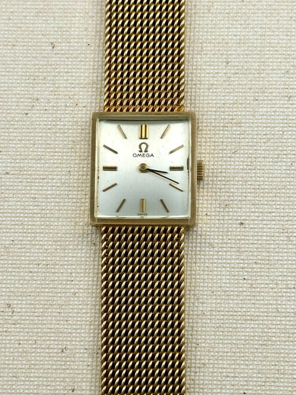 Omega 14k Gold Tank Full Bracelet Vintage