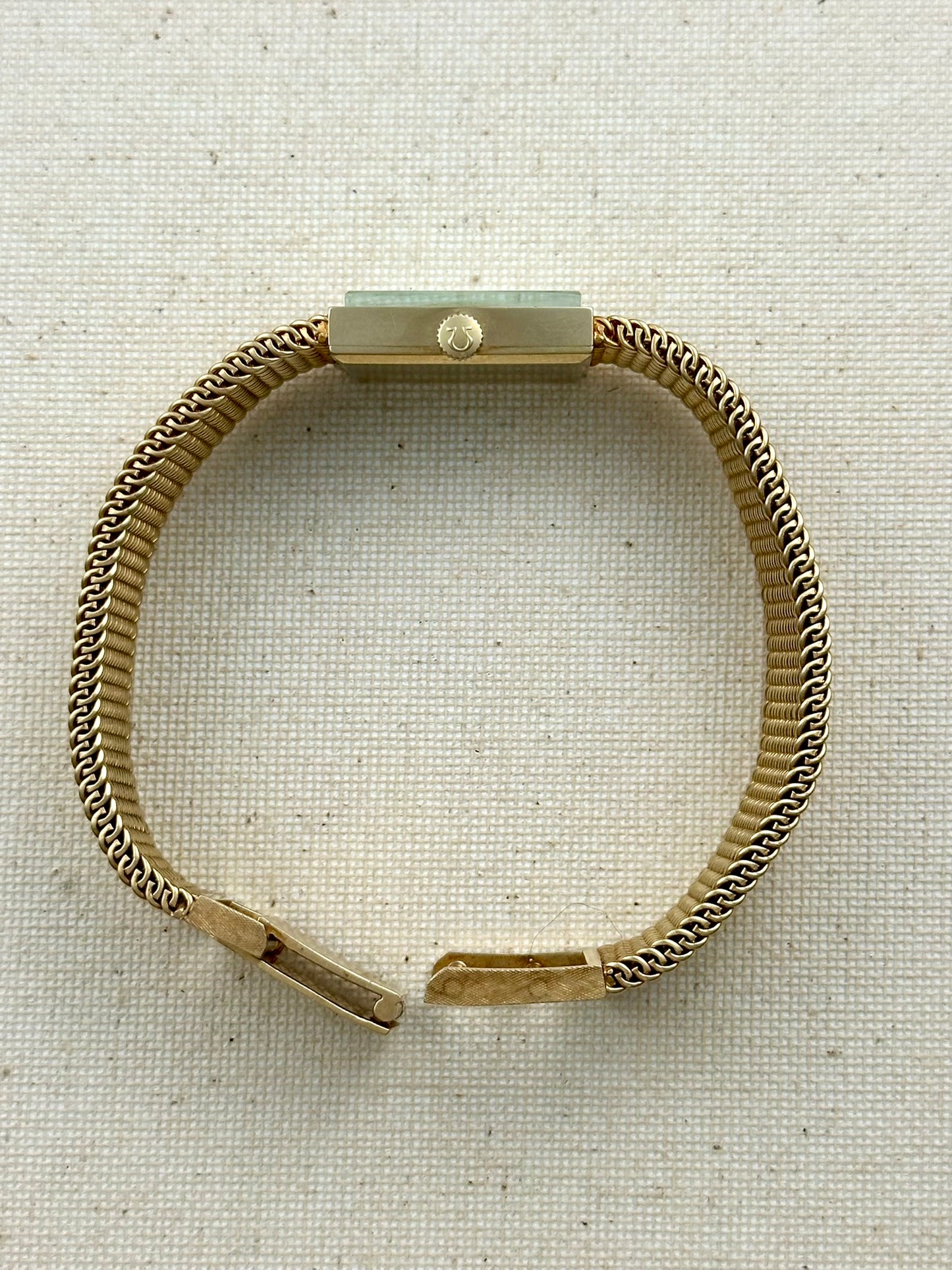 Omega 14k Gold Tank Full Bracelet Vintage