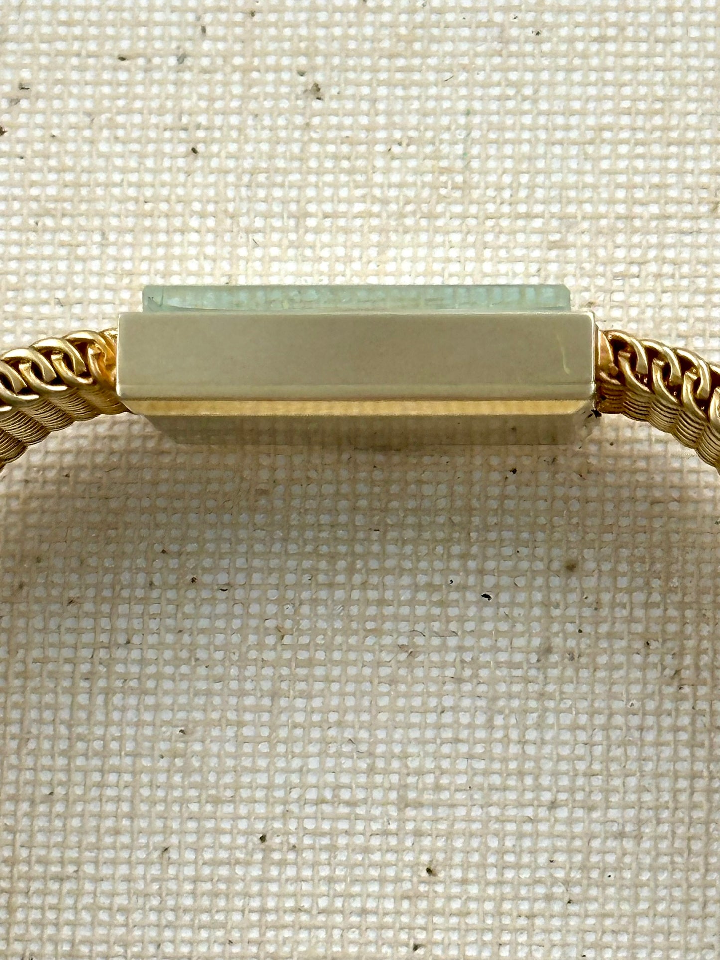 Omega 14k Gold Tank Full Bracelet Vintage