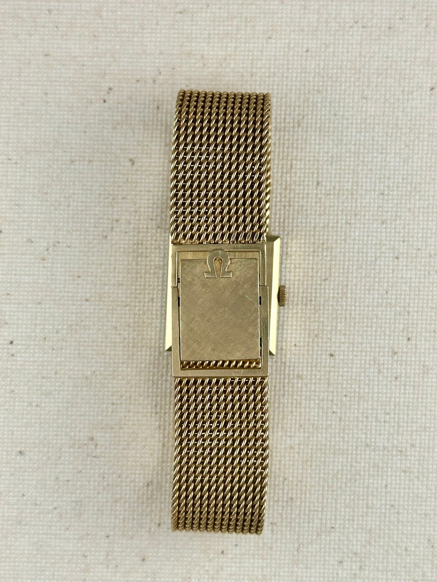 Omega 14k Gold Tank Full Bracelet Vintage