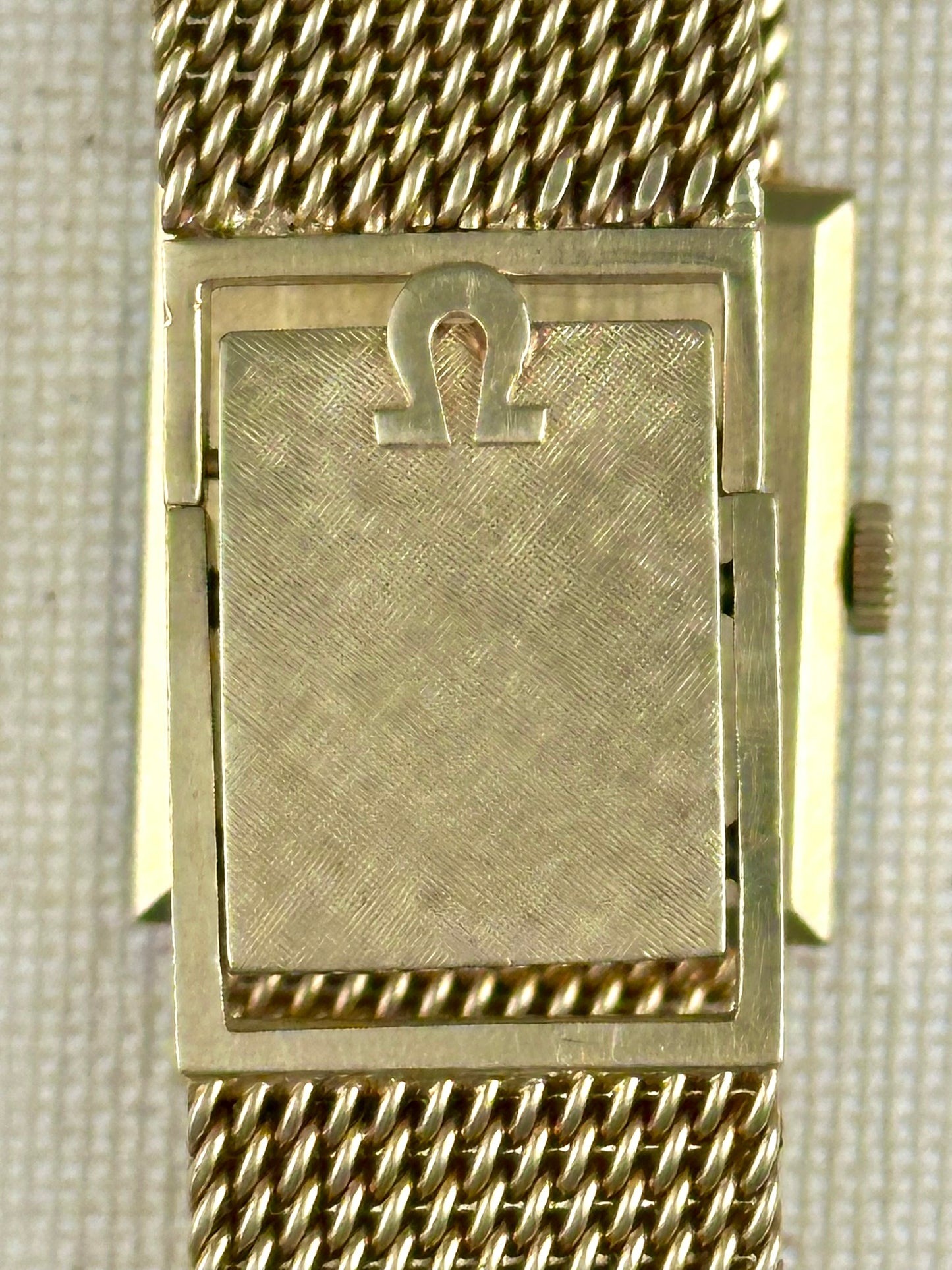 Omega 14k Gold Tank Full Bracelet Vintage