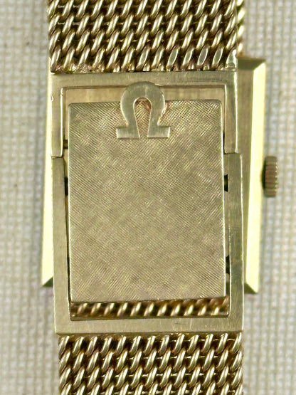Omega 14k Gold Tank Full Bracelet Vintage
