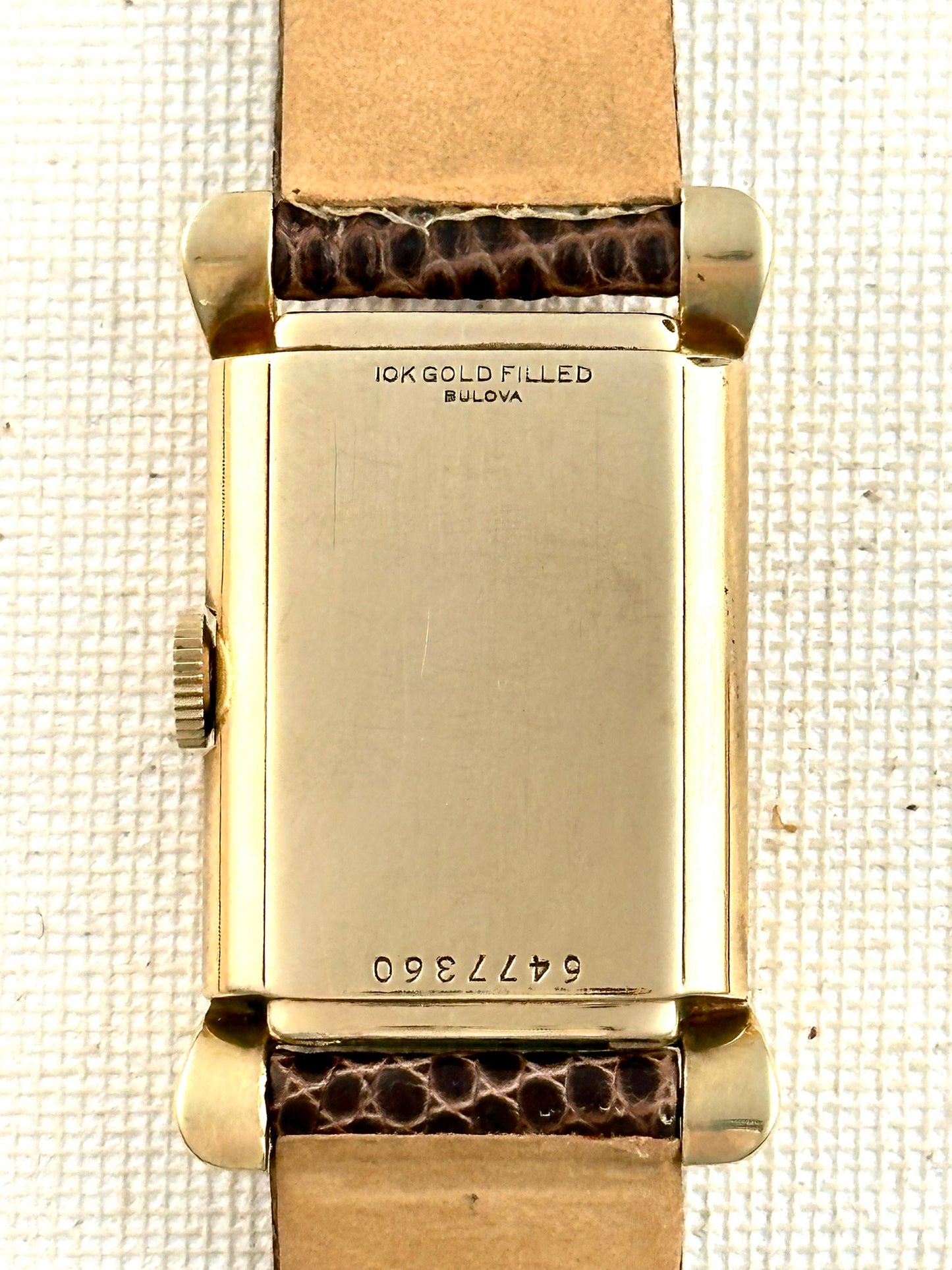 Bulova Tank Dress Watch Vintage