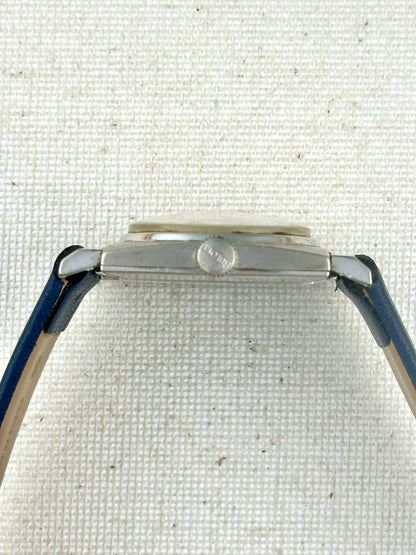 Bulova White Square Diamond Vintage