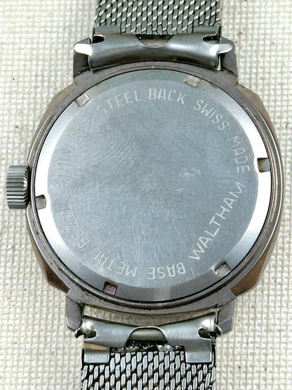 Waltham Blue Dial Day Date Vintage